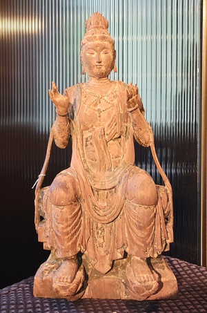 清‧木雕觀音像