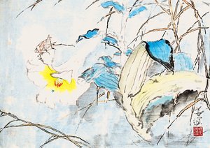 楊善深‧百合草蟲