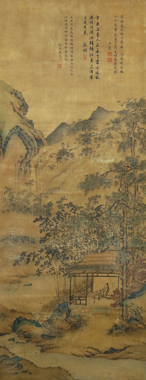 仇英(款)‧梧竹書堂圖