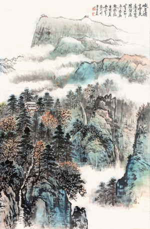 吳一峰‧峨嵋橫古雪